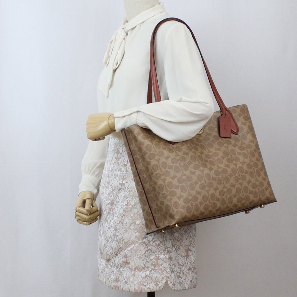 コーチ COACH  トートバッグC0693　B4NQ4　ブラウン系