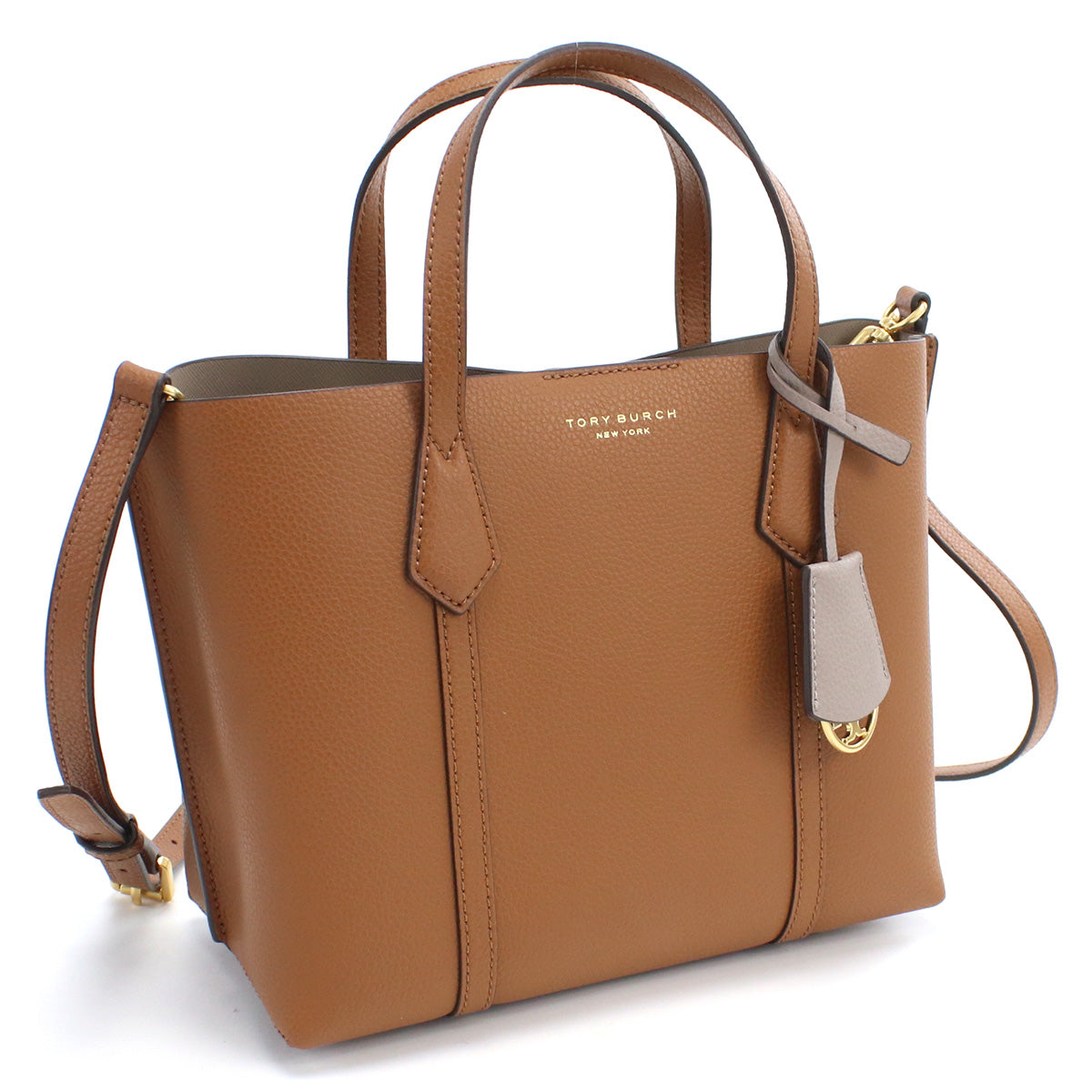 トリーバーチ TORY BURCH PERRY トートバッグ ブランド フォーマルバッグ81928　905LIGHT UMBER ブラウン系 bag-01
