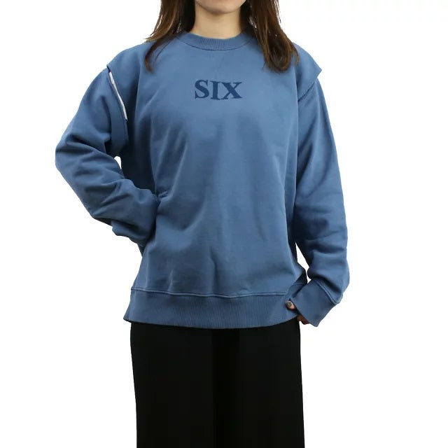 エムエムシックス MM6  レディース スウェット ブランド メゾンマルジェラS62GU0078　S25564　523ブルー系 apparel-01