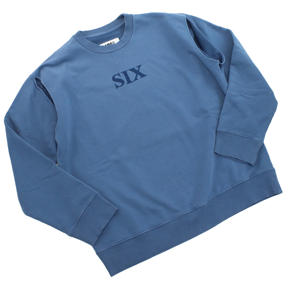 エムエムシックス MM6  レディース スウェット ブランド メゾンマルジェラS62GU0078　S25564　523ブルー系 apparel-01