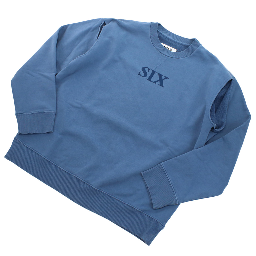 エムエムシックス MM6  レディース スウェット ブランド メゾンマルジェラS62GU0078　S25564　523ブルー系 apparel-01
