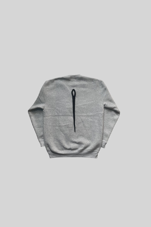 "RECHNICS" CREW NECK SWEAT(H,GRAY)