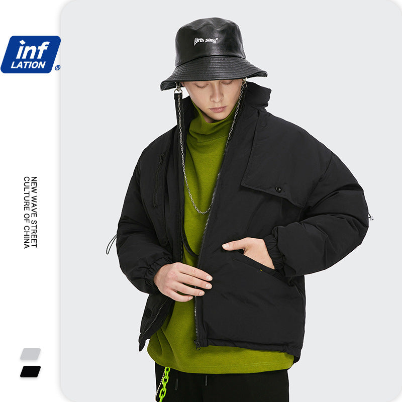 【Spedizione dal Giappone】Giacca piumino moda uomo unisex stile streetwear capospalla Collezione Autunno/Inverno 2025★