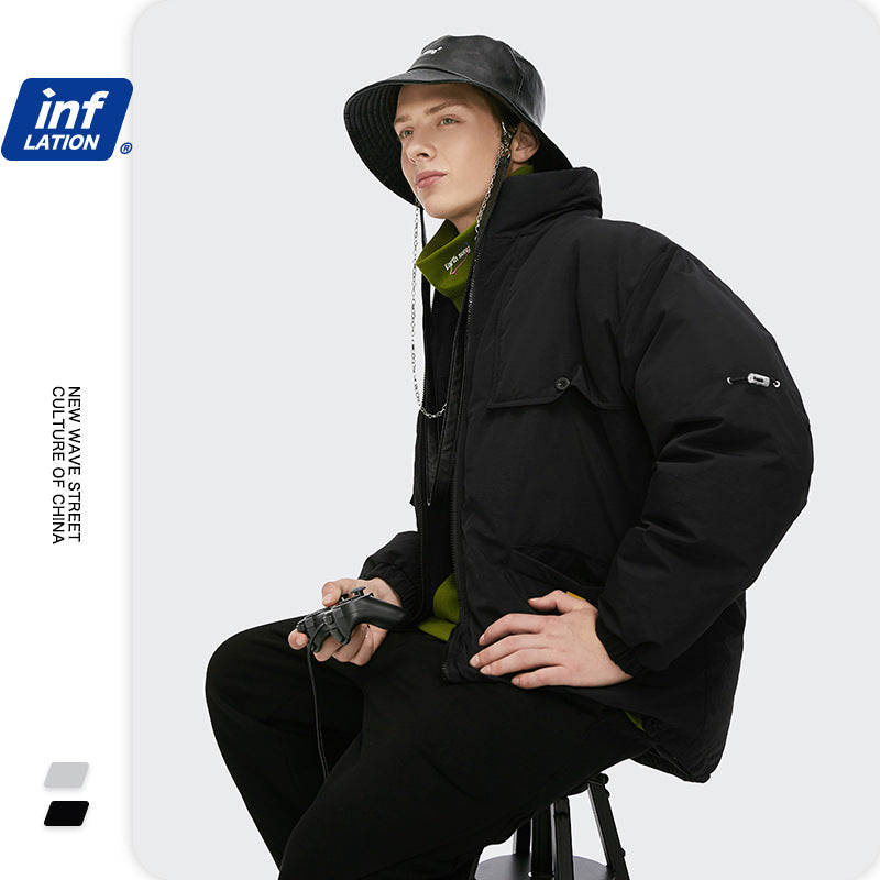 【Spedizione dal Giappone】Giacca piumino moda uomo unisex stile streetwear capospalla Collezione Autunno/Inverno 2025★