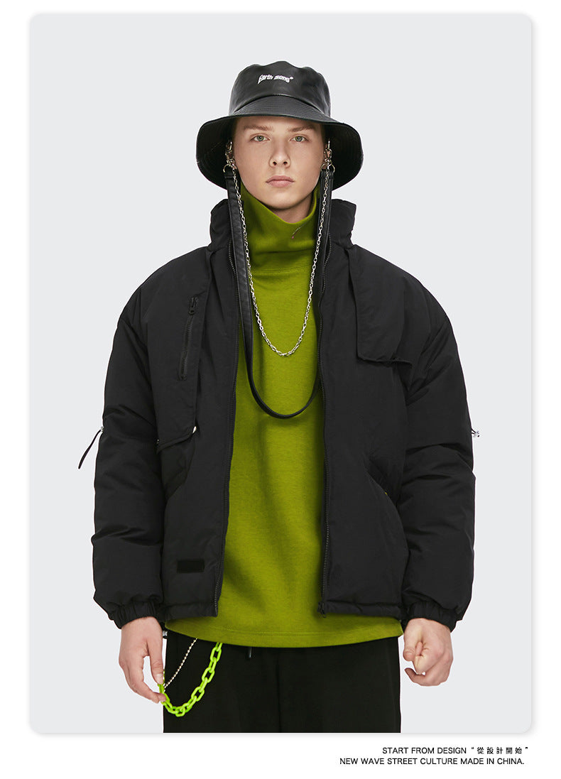【Spedizione dal Giappone】Giacca piumino moda uomo unisex stile streetwear capospalla Collezione Autunno/Inverno 2025★