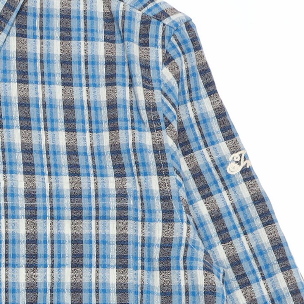 CAMICIA MORBIDA A MANICHE LUNGHE CON FANTASIA A QUADRI COUNTRY