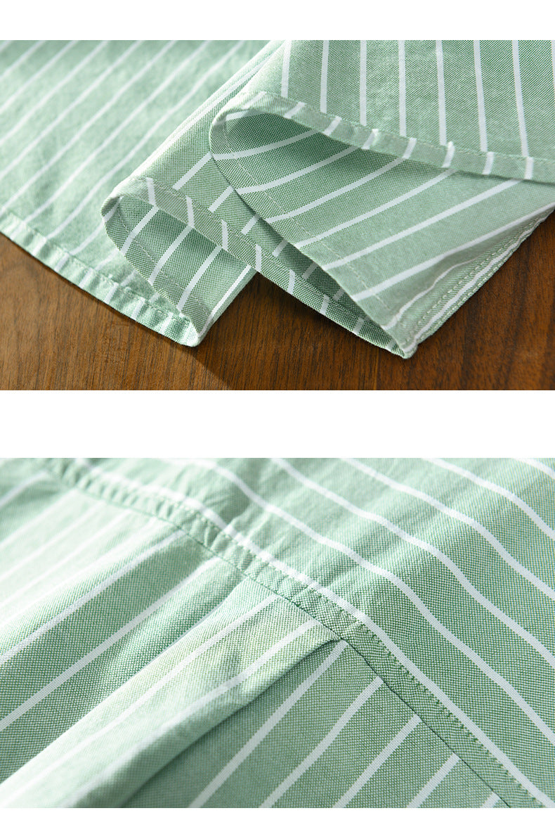Camicia a maniche lunghe in cotone con motivo a righe da uomo, unisex, casual, giacca estiva, novità 2022, primavera estate autunno ★ 3 colori disponibili Sconto del 10% ancora per 5 giorni!
