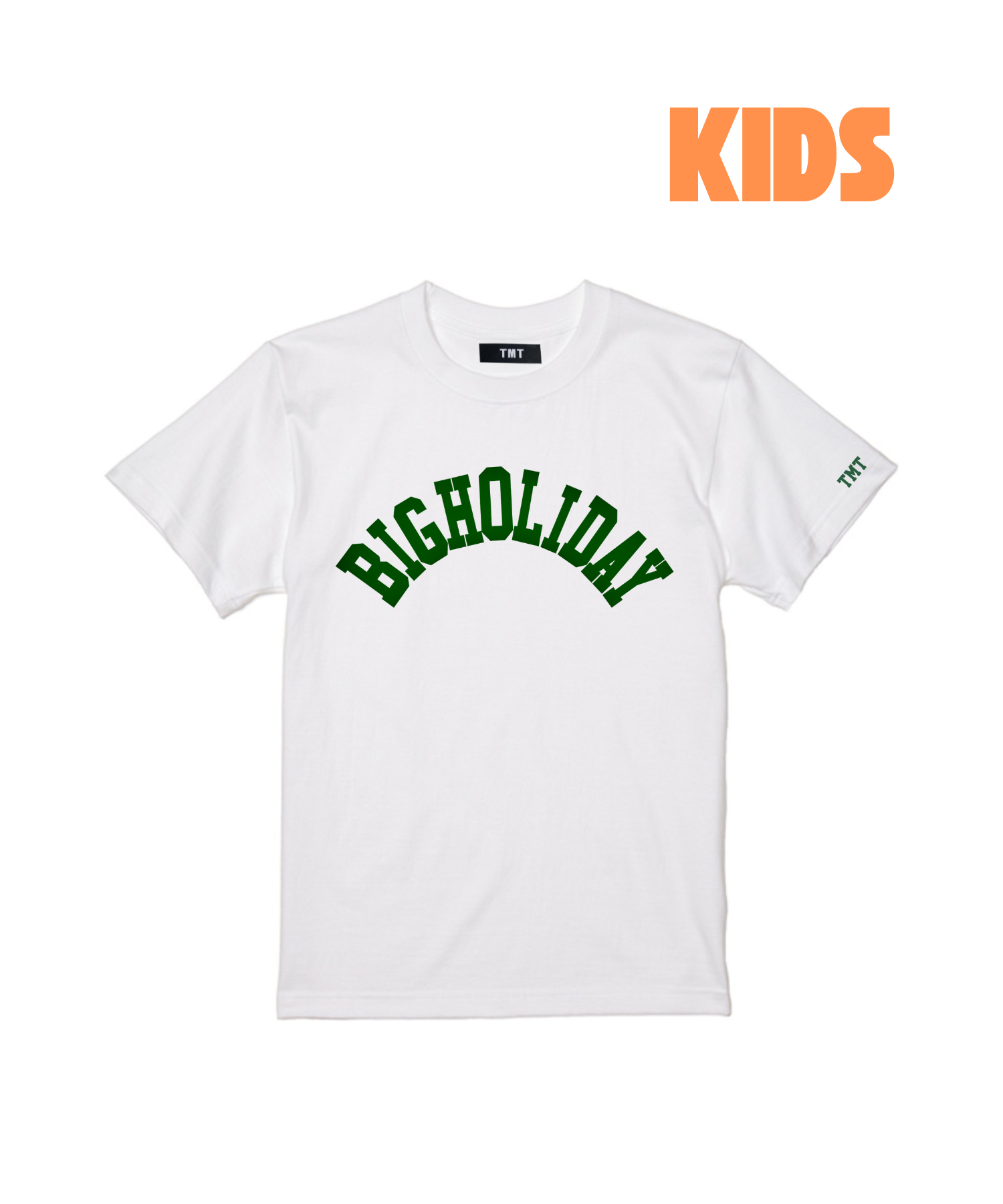 T-shirt a maniche corte per bambini in cotone 5.6oz (BIGHOLIDAY)