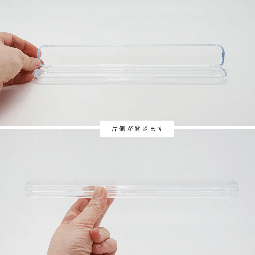 COLOUR 色鉛筆箸&クリア箸ケースのセット Sサイズ 18cm