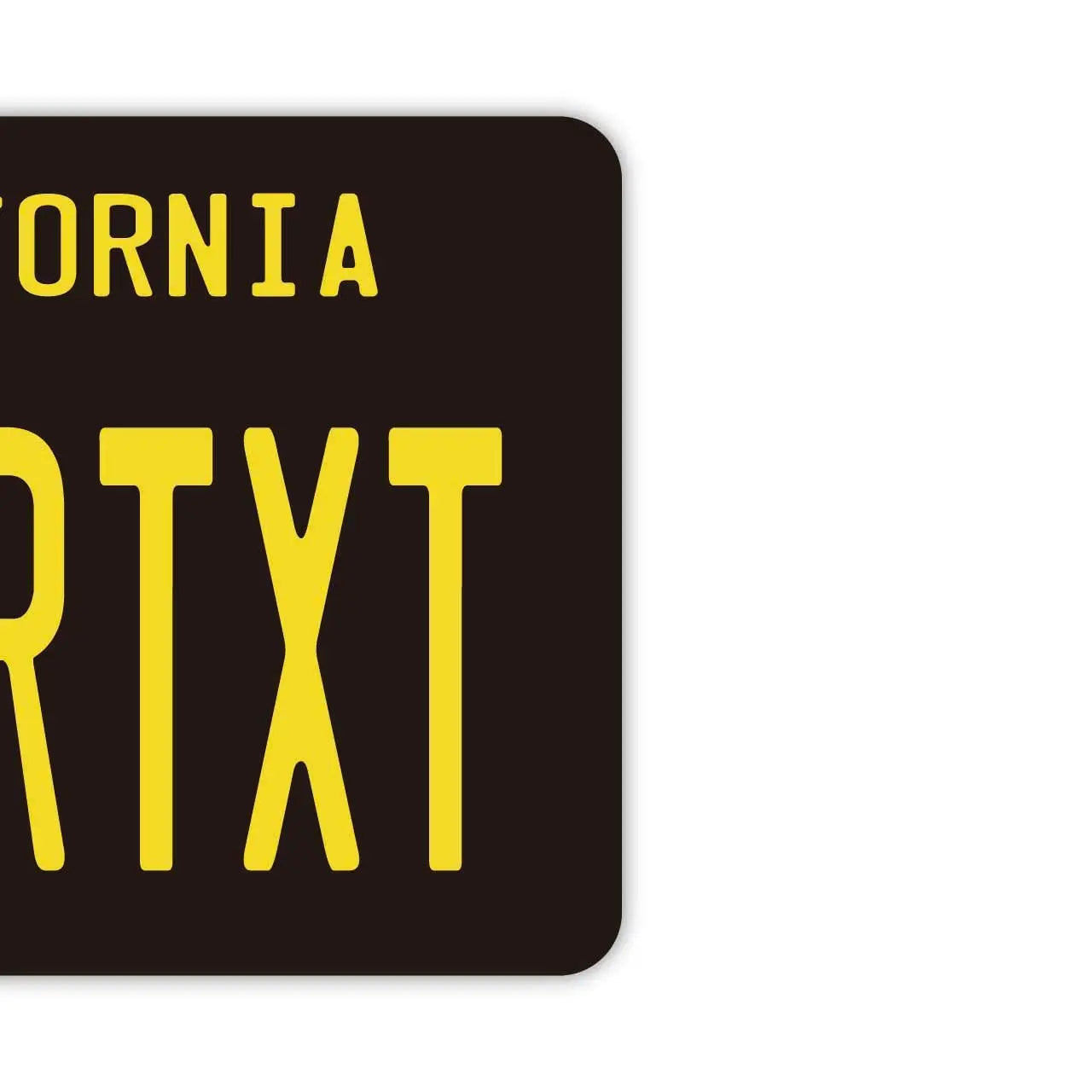 【Etichetta a specchio】California anni '60/Deodorante per auto originale a forma di targa americana