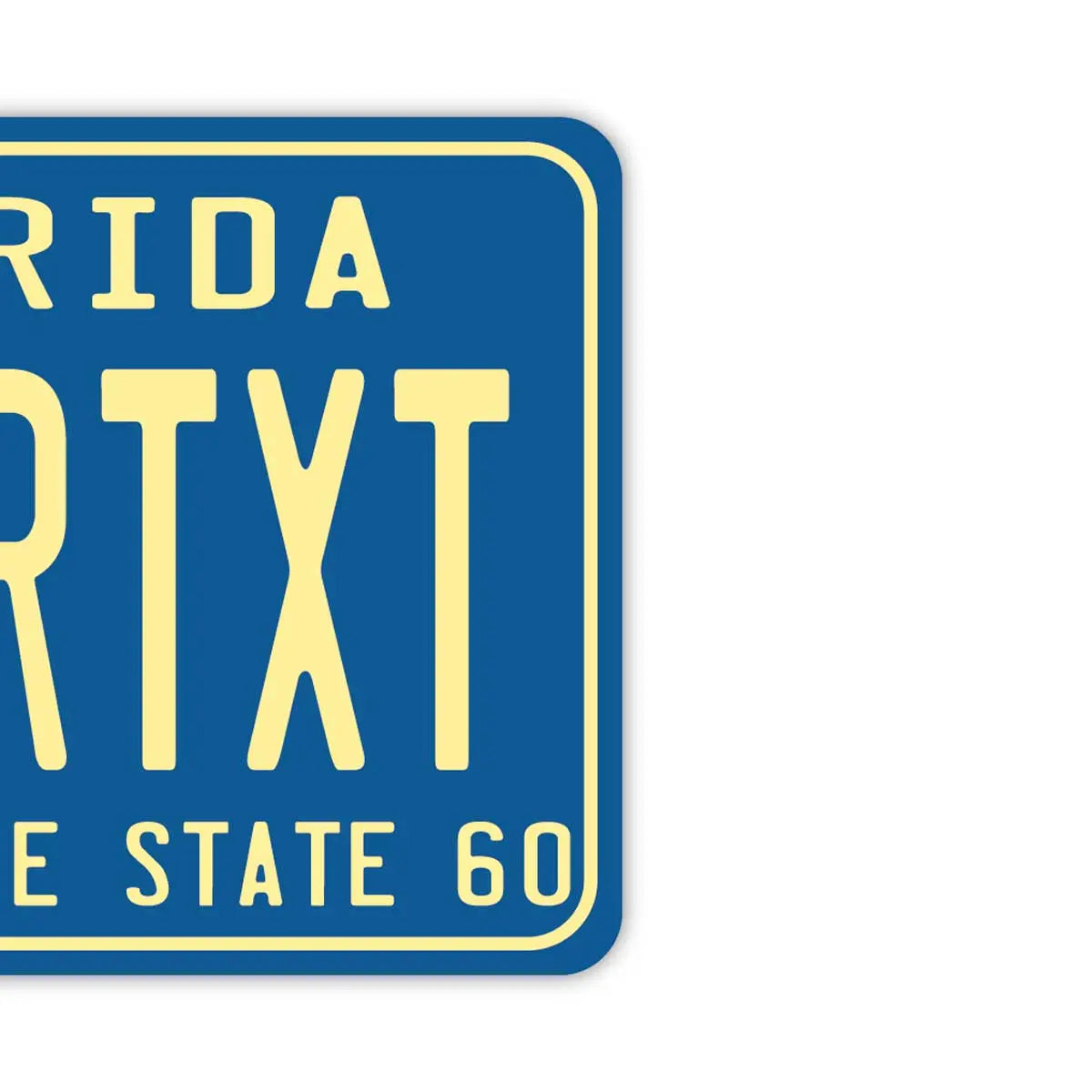 【Etichetta Specchietto】Florida 1960s / Deodorante per ambienti originale a forma di targa americana
