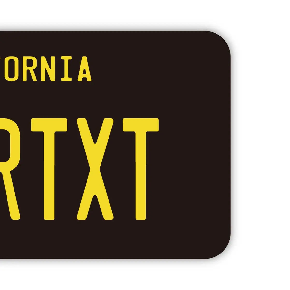[Targhetta per bagaglio] California anni '60 / Targa americana originale - Elegante - Targhetta anti-smarrimento