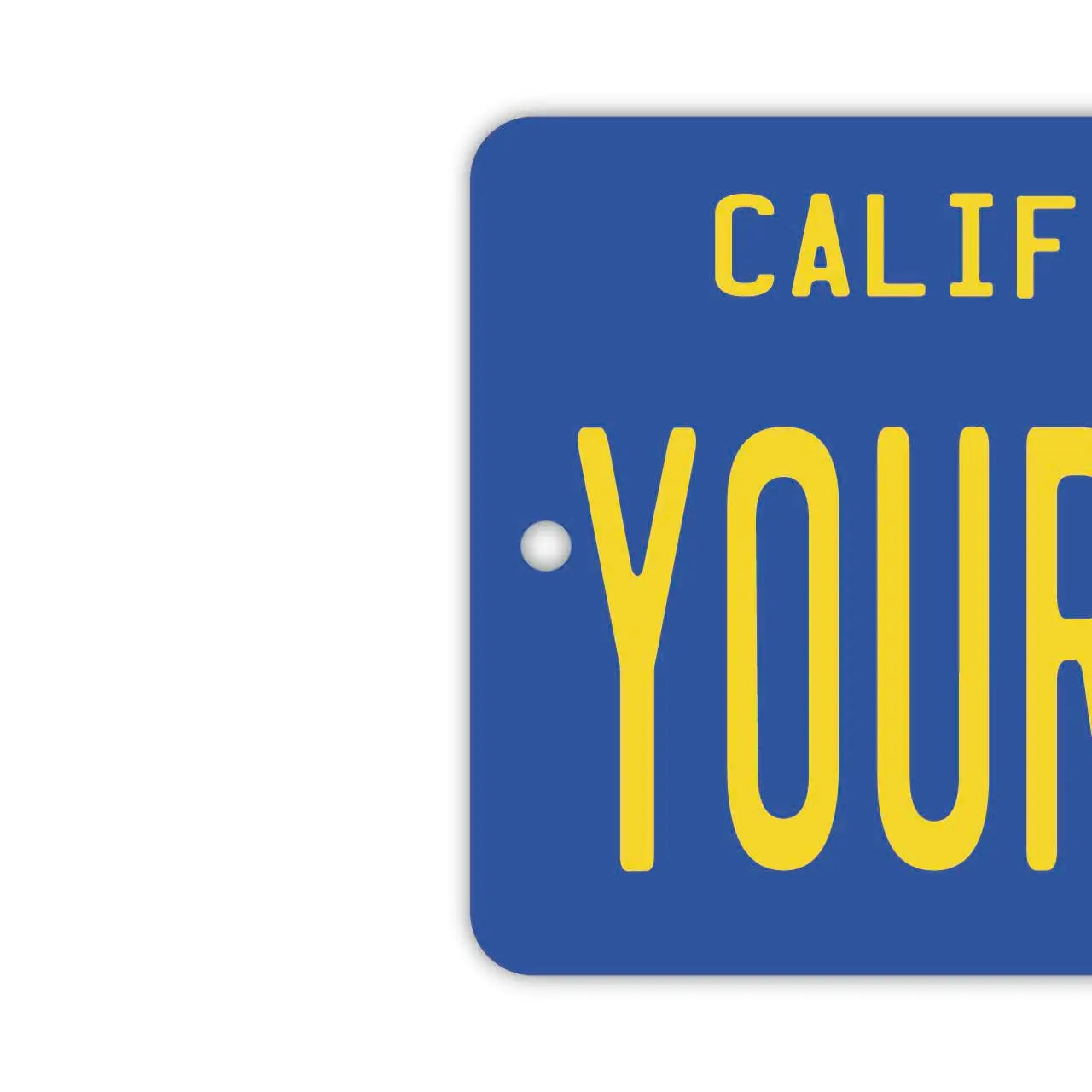 【Mirror Tags】California 1970's / Deodorante per auto originale a forma di targa americana