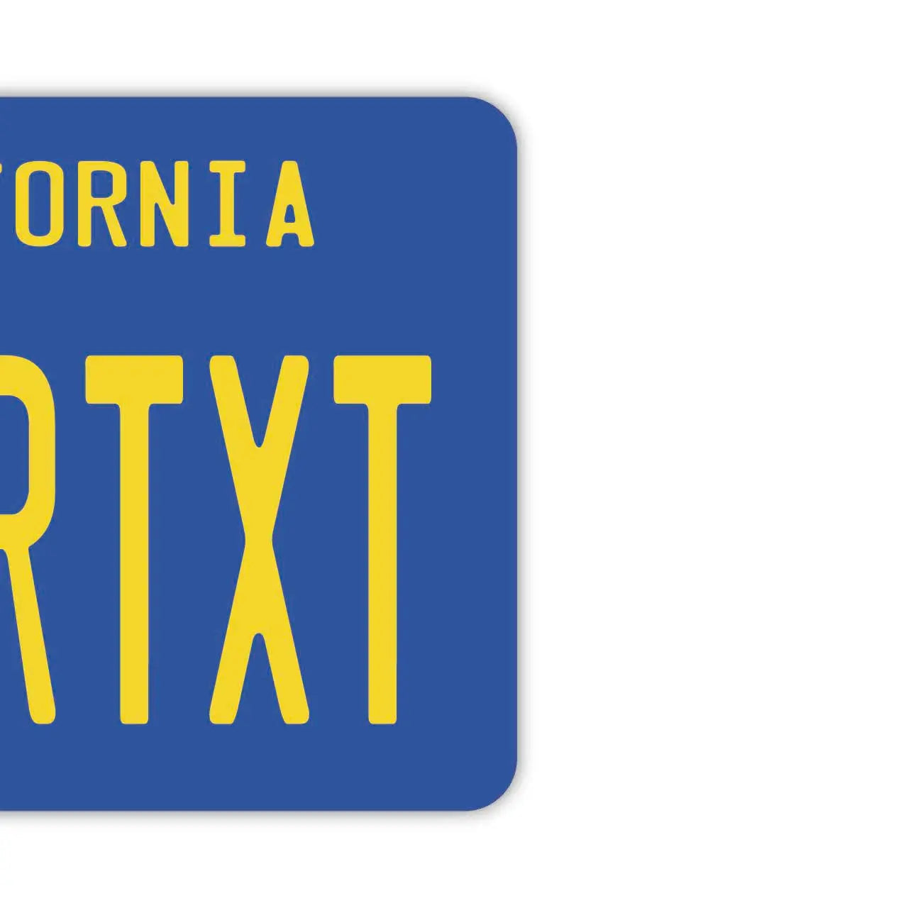 【Mirror Tags】California 1970's / Deodorante per auto originale a forma di targa americana
