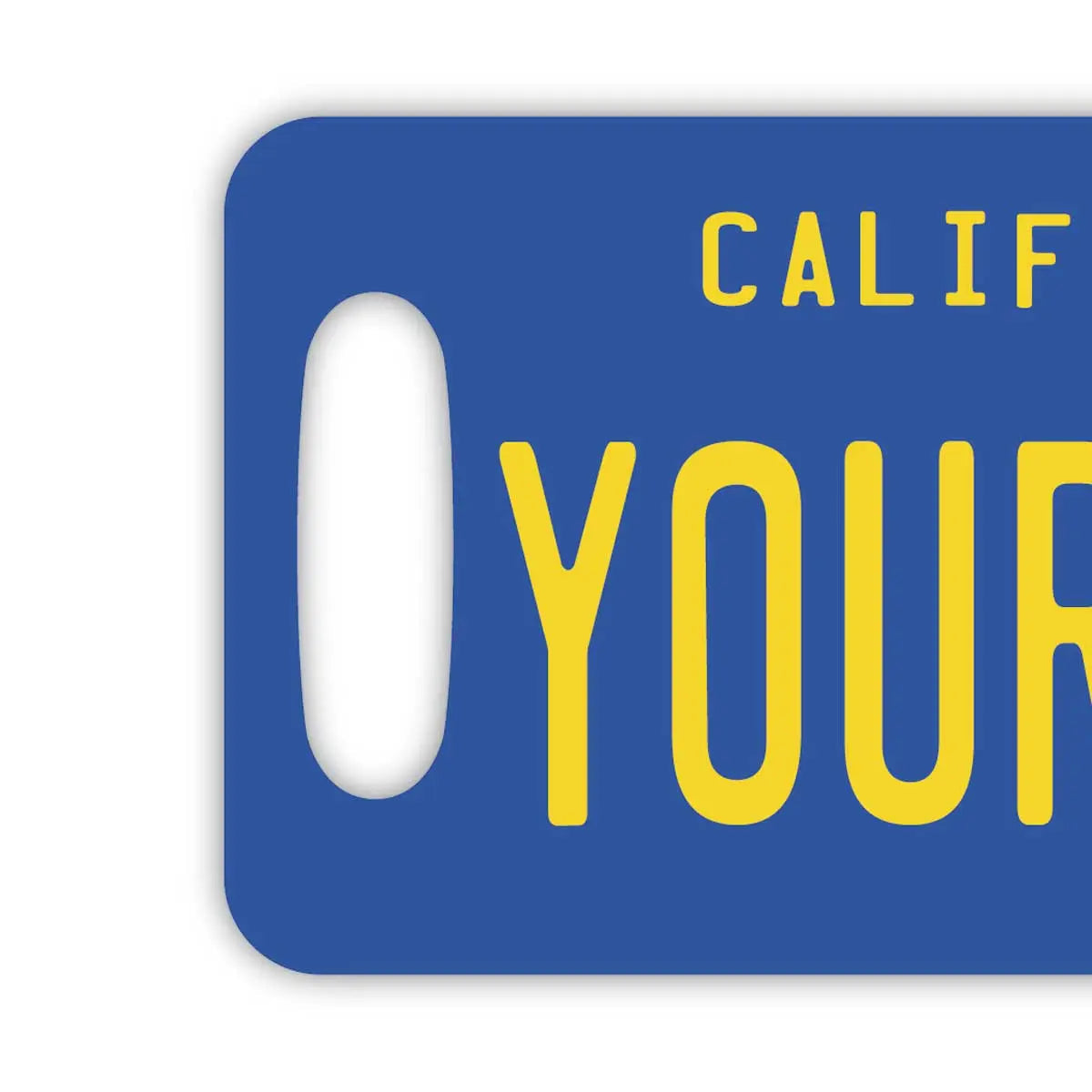 【Etichetta per bagaglio】California 1970's/Targa americana originale – Elegante, anti-smarrimento