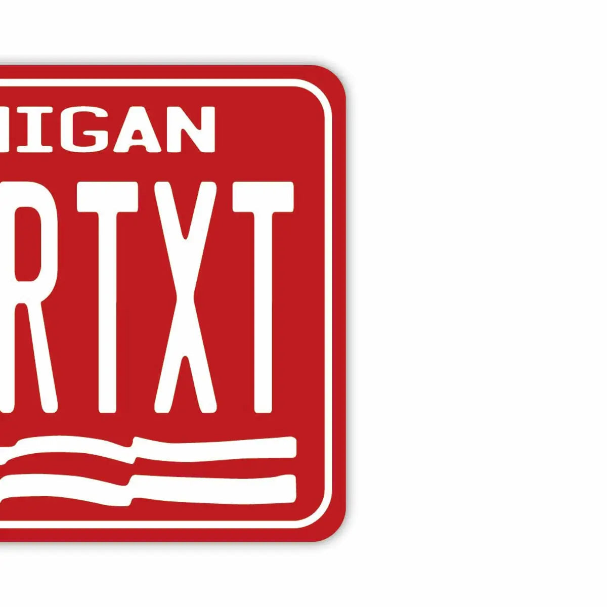 【Targhette a specchio】Michigan 1976/Deodorante per auto a forma di targa americana originale