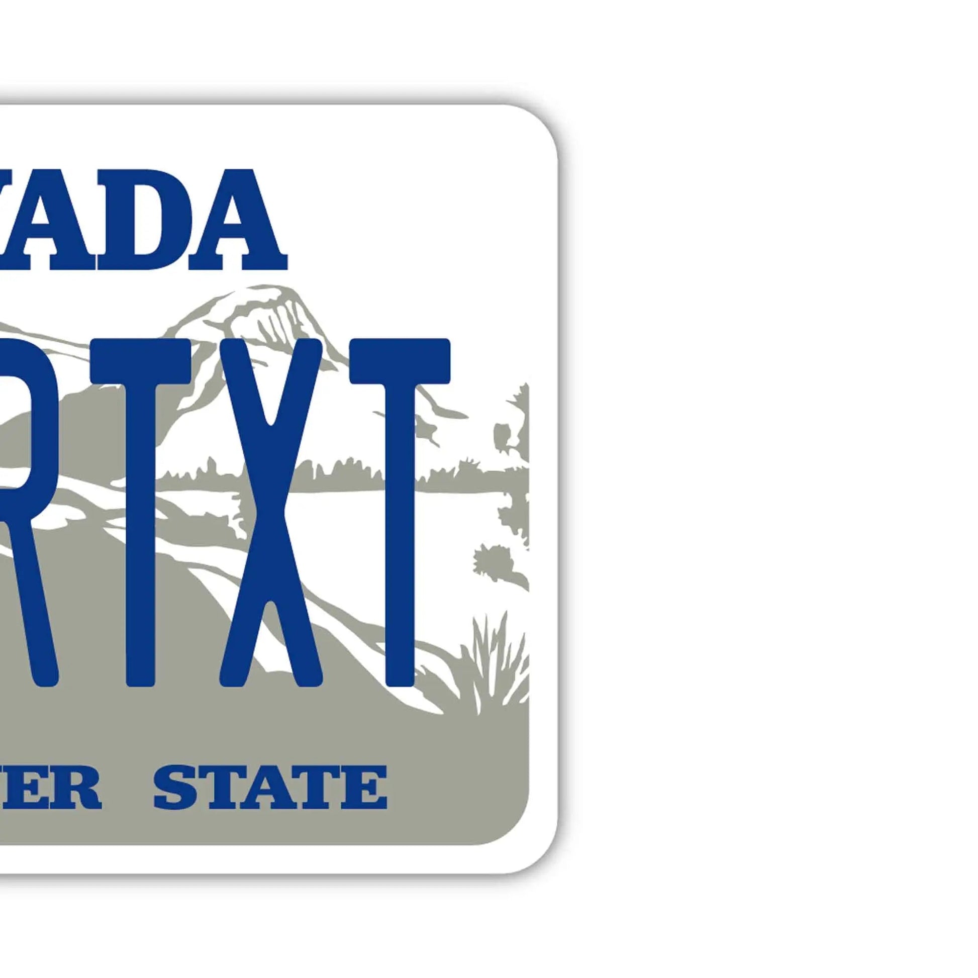 【Specchietto appendibile】Nevada anni '80 / Deodorante per ambienti originale a forma di targa automobilistica americana