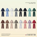 Felpa con cappuccio foderata in pile per uomo e donna, jogger, completo abbinato Autunno/Inverno 2023, nuova collezione ★16 colori/8 colori disponibili