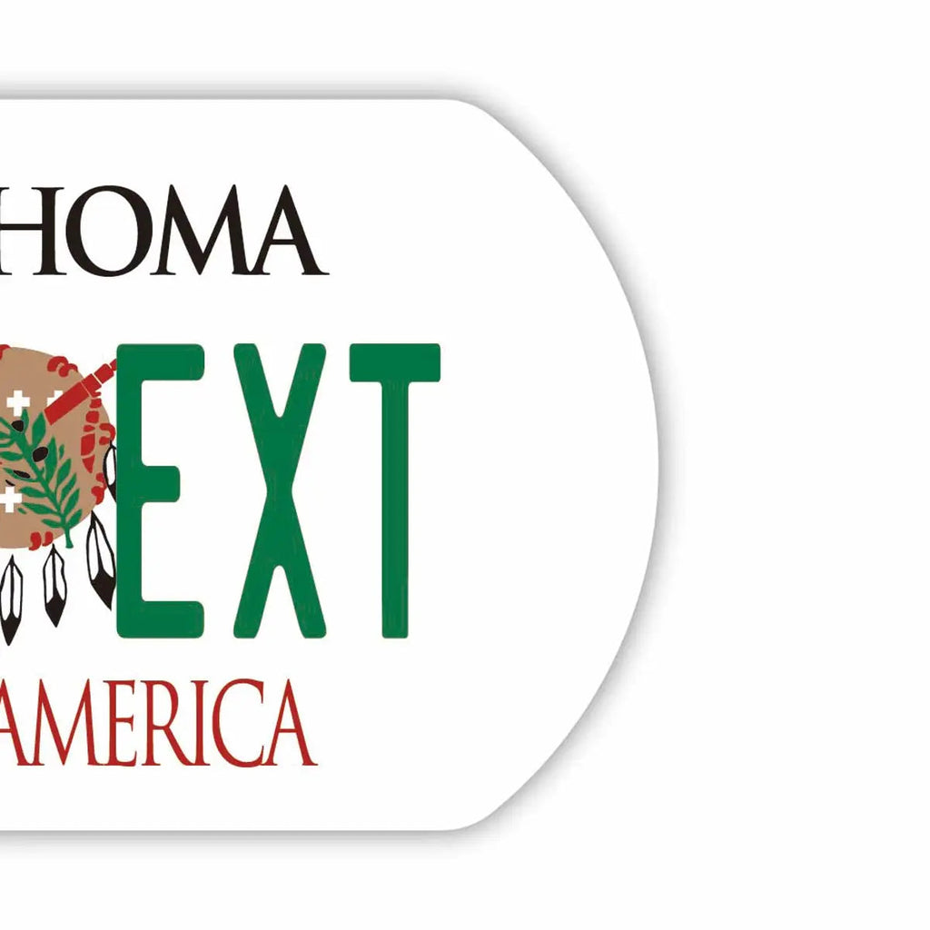 【Medaglietta identificativa per cani/Dog Tag】Oklahoma 1994/Portachiavi personalizzato a forma di targa americana originale