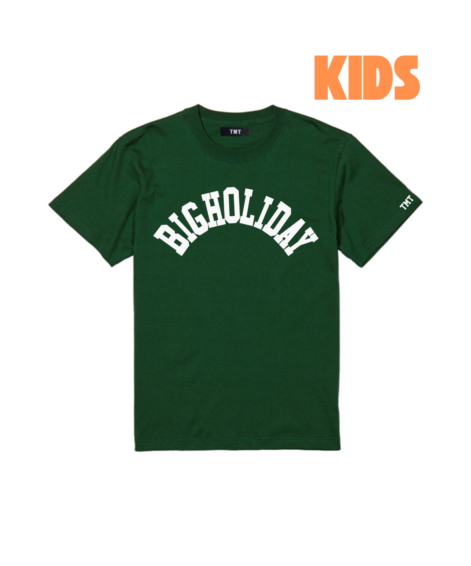 T-shirt a maniche corte per bambini in cotone 5.6oz (BIGHOLIDAY)