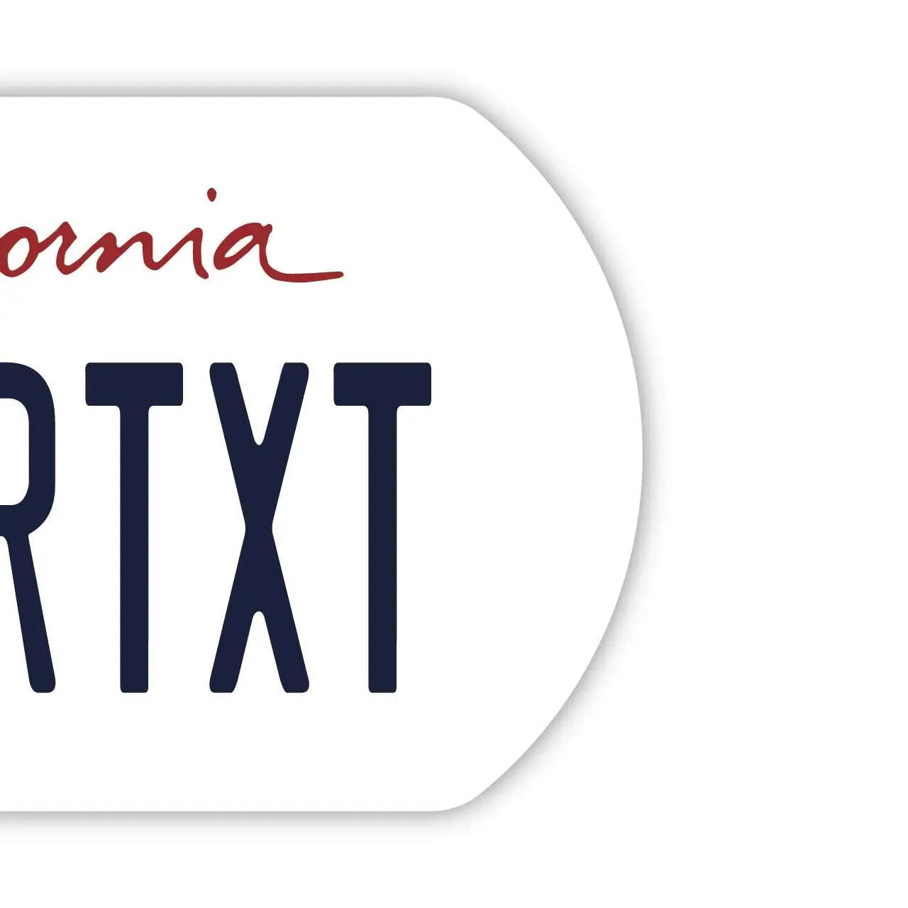 【Medaglietta identificativa per cani/Dog tag】California 2000s/Portachiavi personalizzabile a forma di targa americana originale