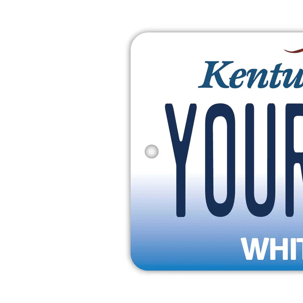 【Etichetta per specchietto retrovisore】Rinfrescante per ambienti a forma di targa originale americana Kentucky 2005
