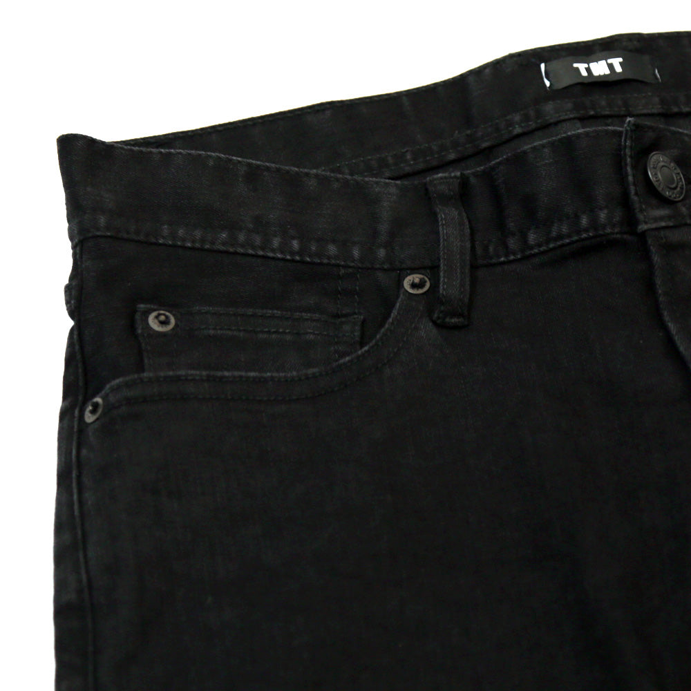 STRETCH COMFY DENIM 5P SKINNY SLIM FIT / NERO