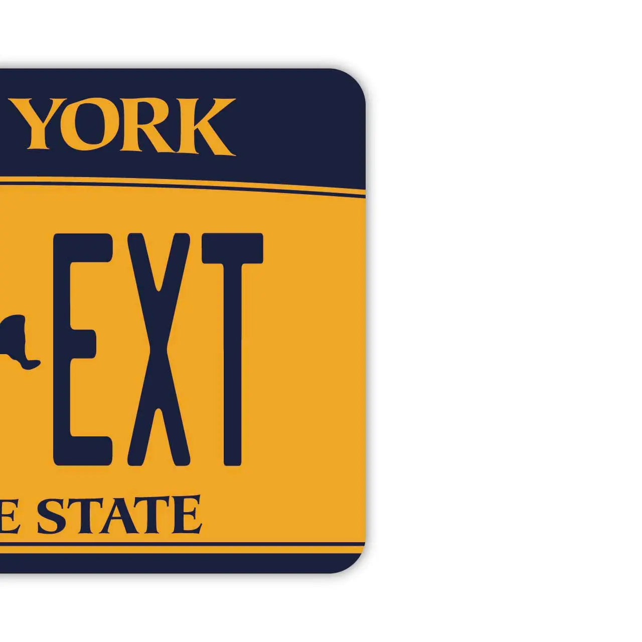 【MIRROR TAG】New York 2010 / Deodorante per auto originale a forma di targa americana