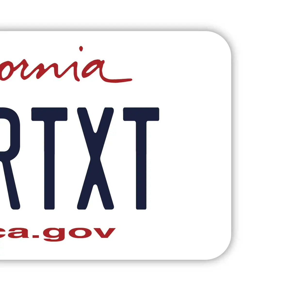 [Targhetta per bagaglio] California 2011 / Originale a forma di targa americana, elegante, tag anti-smarrimento