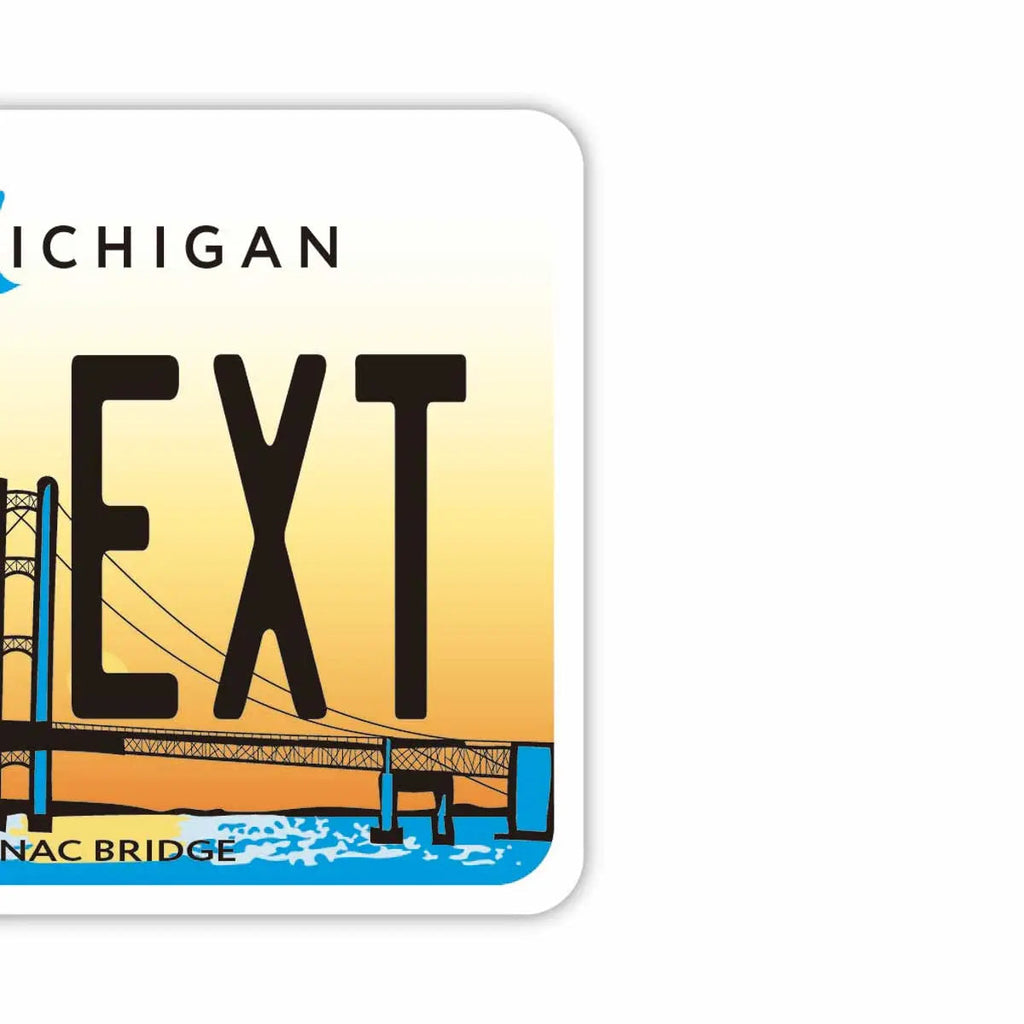 [Mirror Tag] Michigan 2014/Deodorante per auto a forma di targa americana originale
