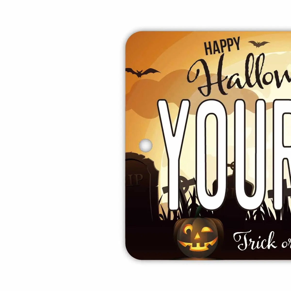 [Mirror Tag] Halloween 2021/Deodorante per auto originale a forma di targa americana