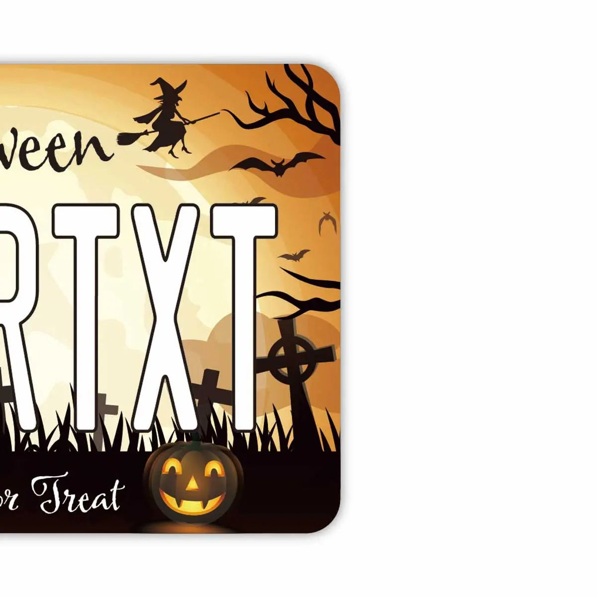[Mirror Tag] Halloween 2021/Deodorante per auto originale a forma di targa americana