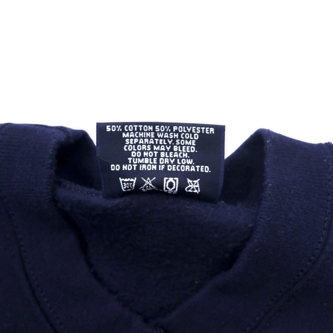 Felpa JAN SPORT Made in USA anni '90, stampa college, taglia XL, blu navy, cotone felpato, Penn State Athletics Football NITTANY LIONS