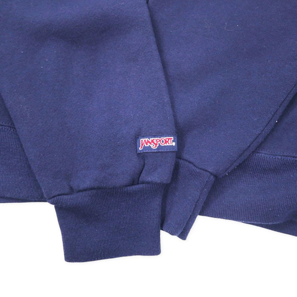 Felpa JAN SPORT Made in USA anni '90, stampa college, taglia XL, blu navy, cotone felpato, Penn State Athletics Football NITTANY LIONS