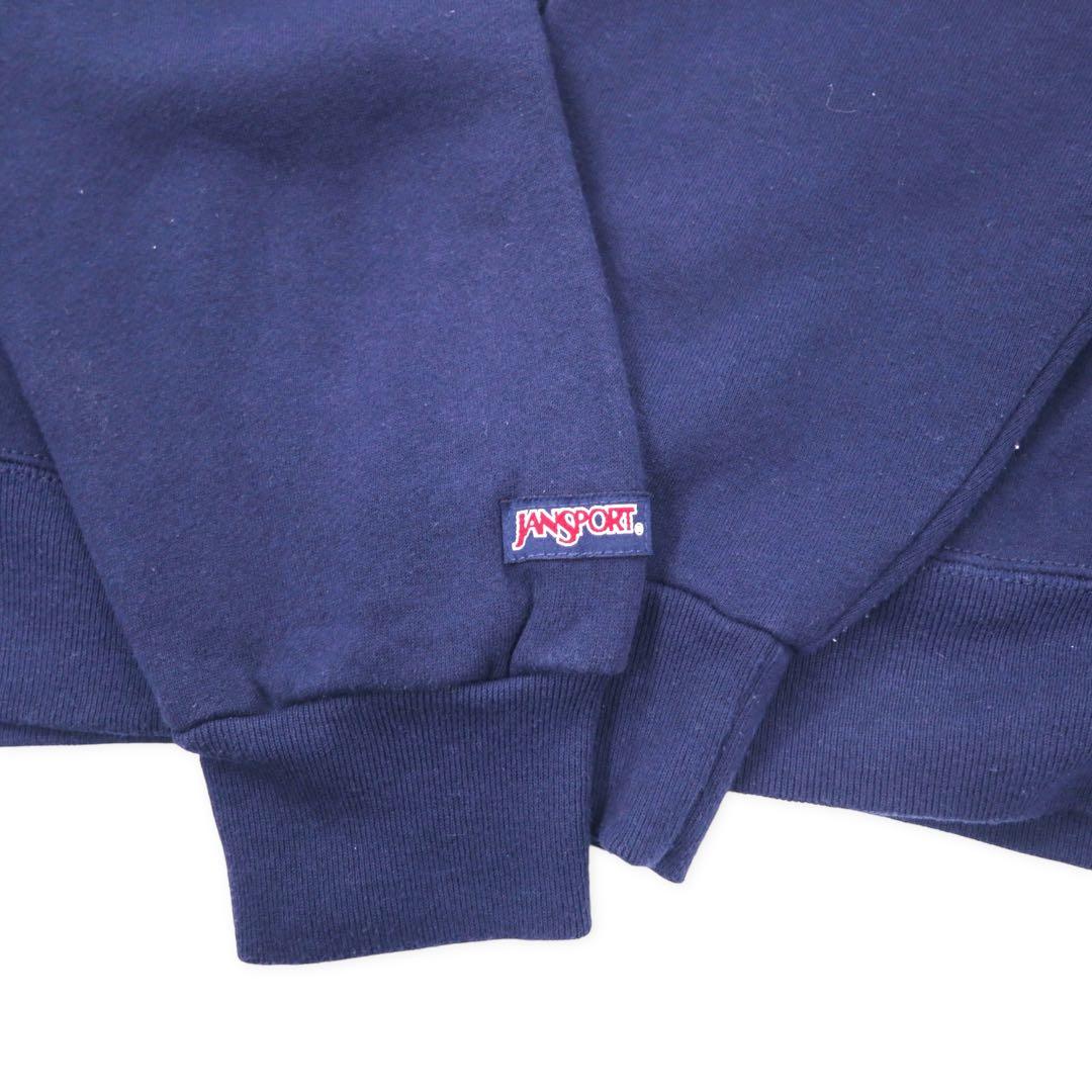 Felpa JAN SPORT Made in USA anni '90, stampa college, taglia XL, blu navy, cotone felpato, Penn State Athletics Football NITTANY LIONS