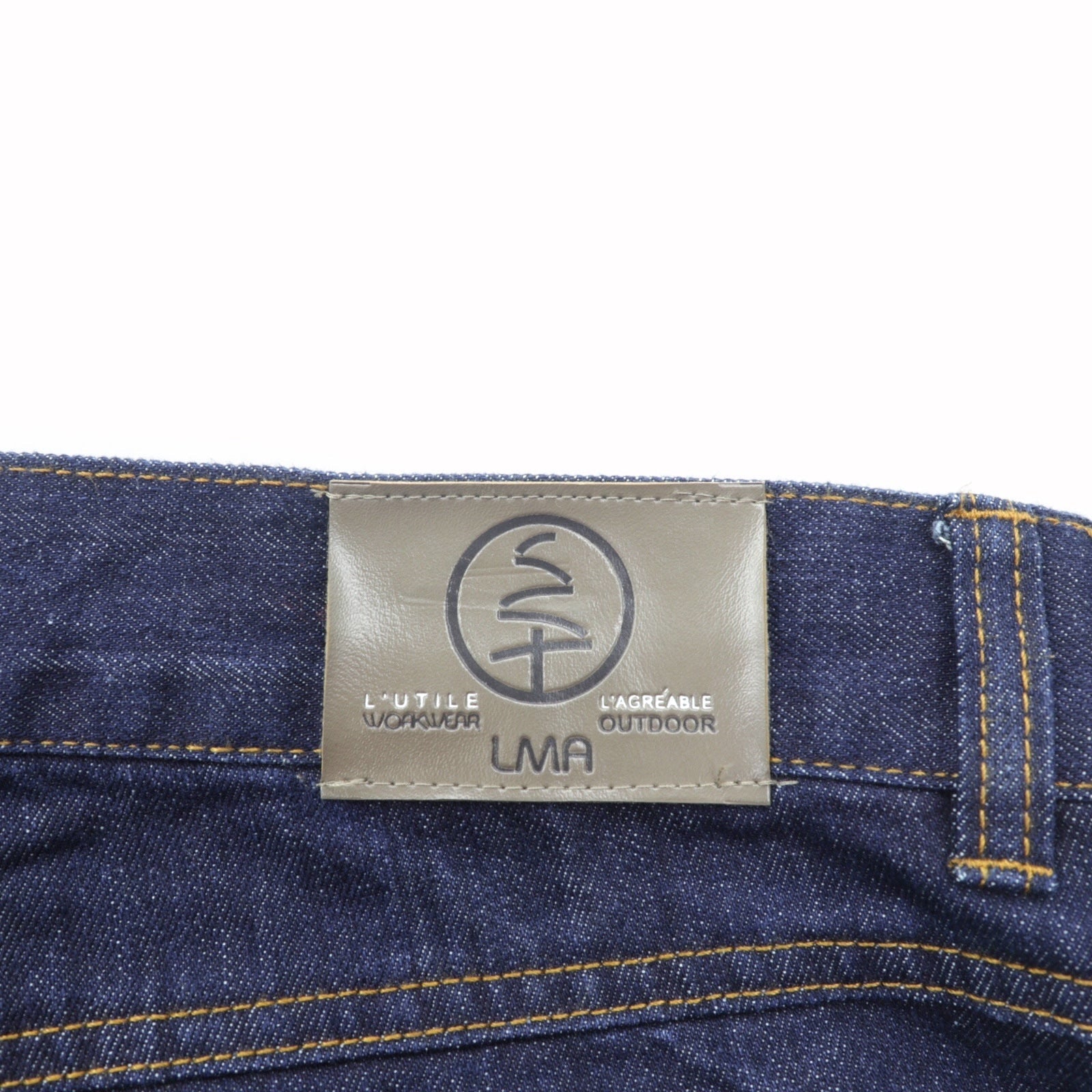 VINTAGE バギー カーゴ デニムパンツ ジーンズ XL ブルー コットン デニム WORKWEAR OUTDOOR 146700 濃紺 ダブルニー