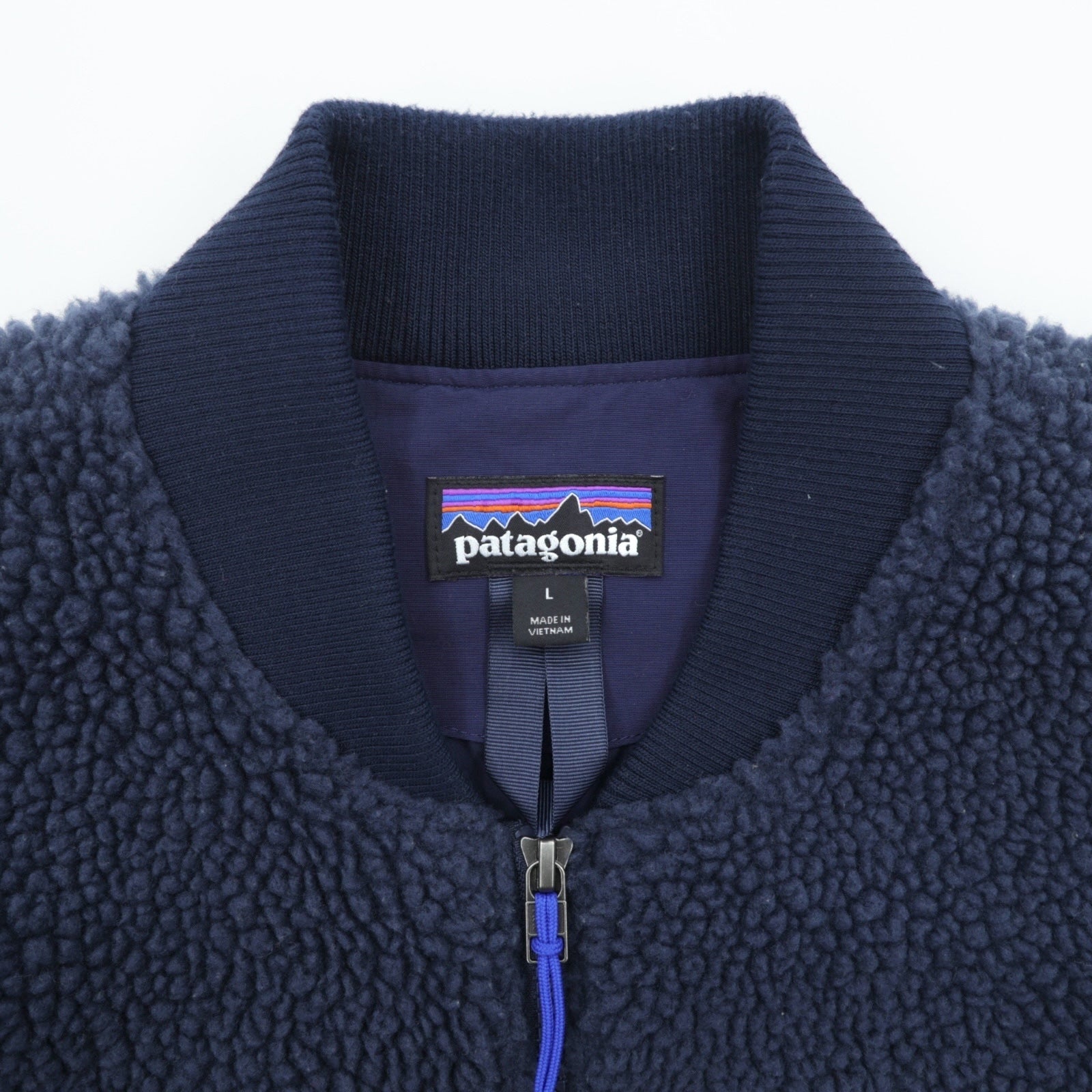 Patagonia レトロＸ 廃番 ボマージャケット Retro-X Bomber Jacket ボア フリースジャケット L ネイビー 22830
