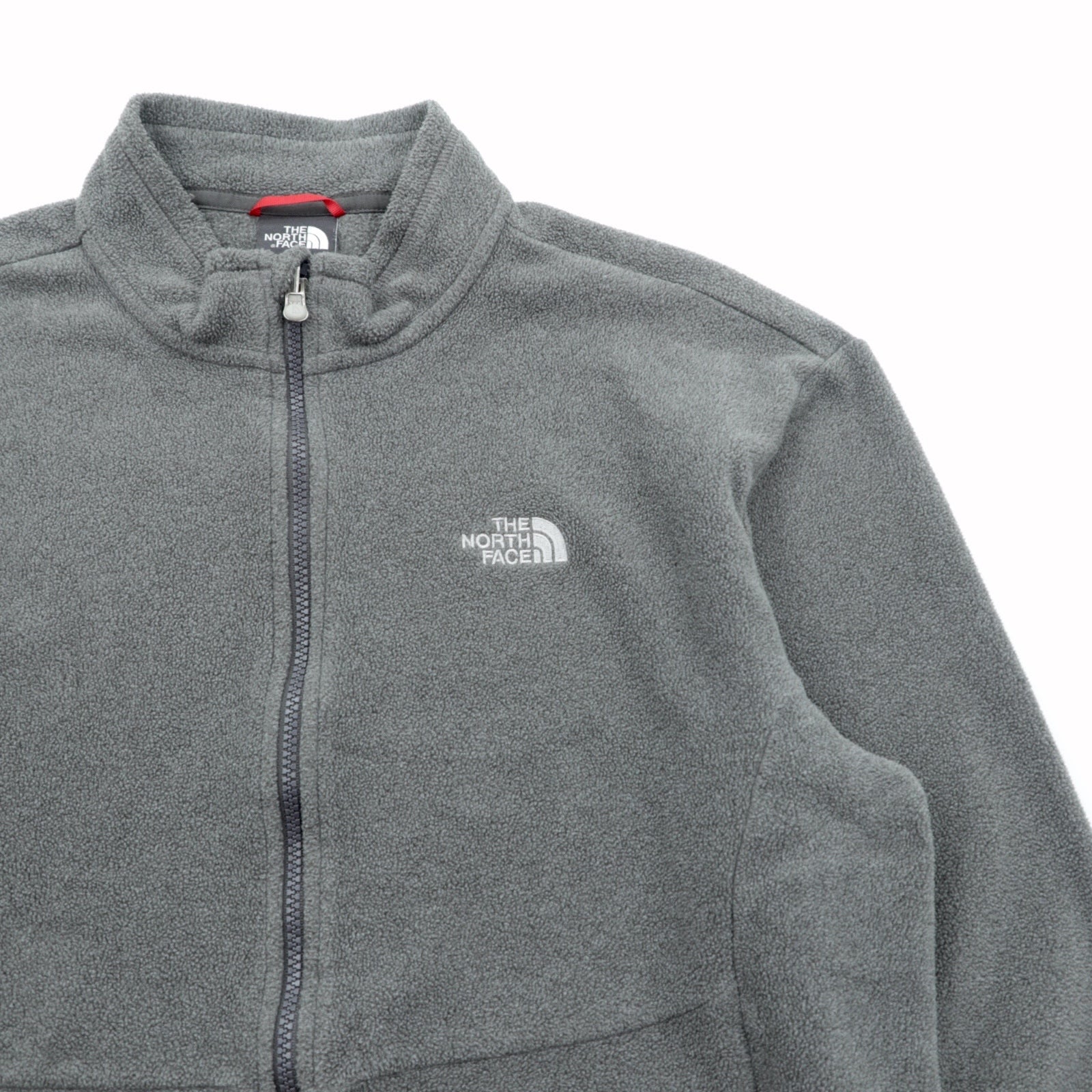 THE NORTH FACE ポーラテック POLARTEC フルジップ フリースジャケット L グレー AVZE US規格