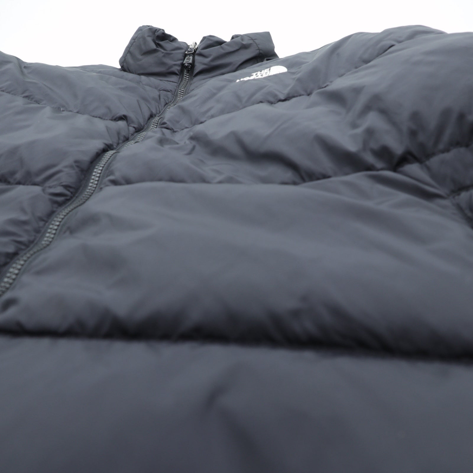 THE NORTH FACE 90年代 600フィルパワー ヌプシ ダウンジャケット 2XL ドローコード ブラック スタンドカラー