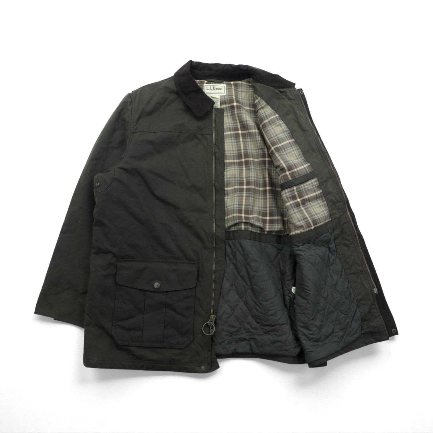 L.L.Bean 00年代 オイルドジャケットThinsulate 中綿 ハンティングジャケット 2XL コットン GKW2