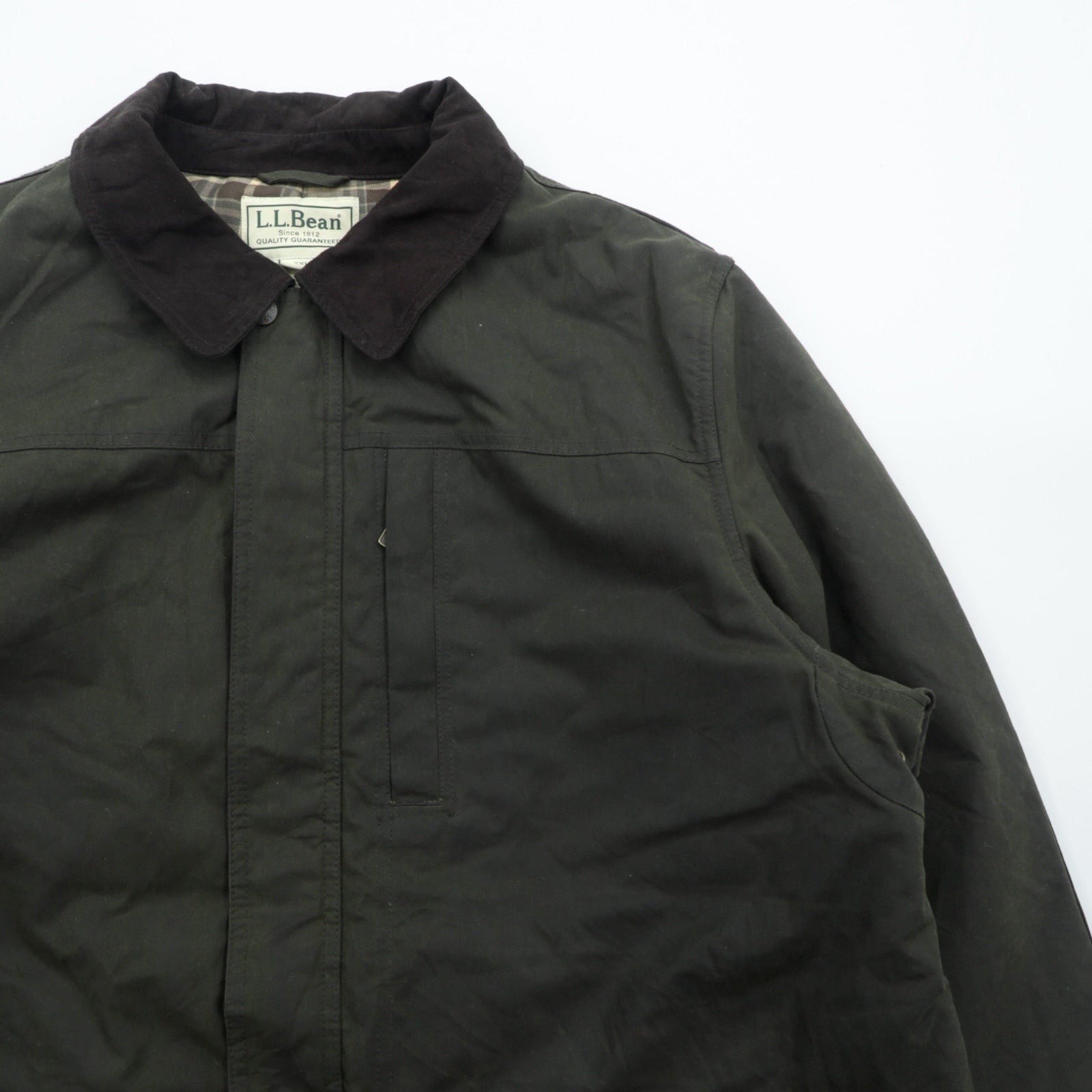 L.L.Bean 00年代 オイルドジャケットThinsulate 中綿 ハンティングジャケット 2XL コットン GKW2