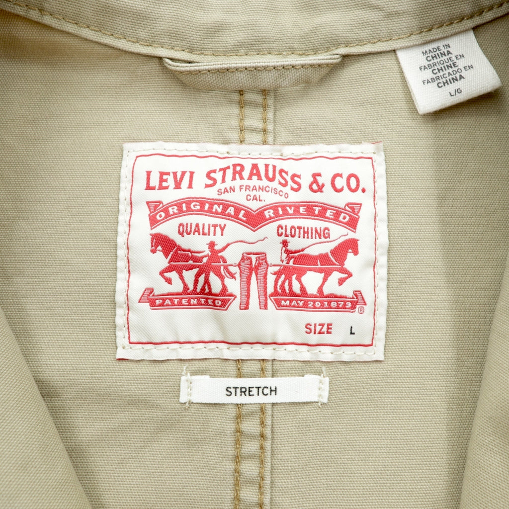 Levi's エンジニアコート カバーオール L ベージュ コットン STRETCH 29655