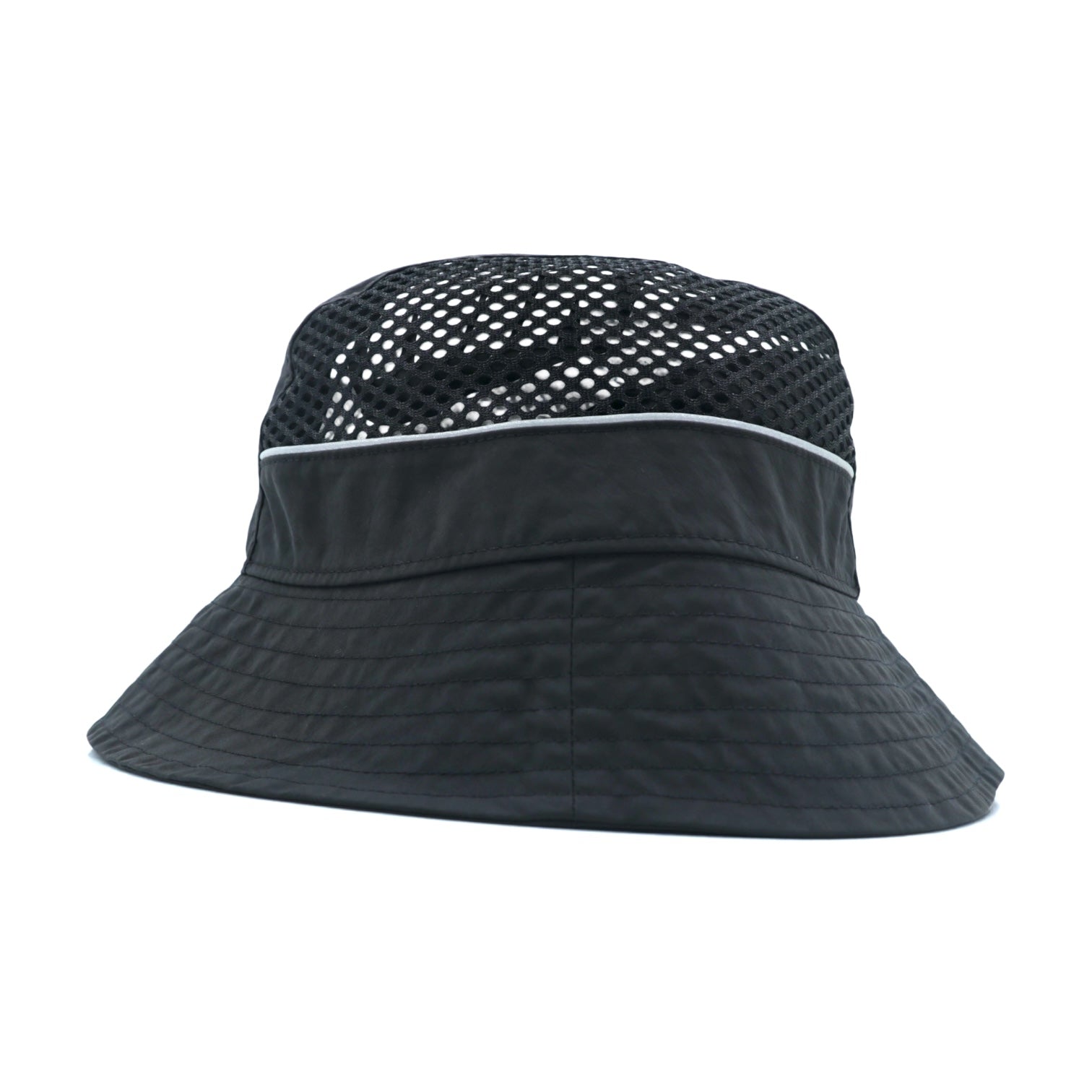 NIKE バケットハット メッシュ ポケット付き ブラック ナイロン Bucket Mesh Cap BV3363-010