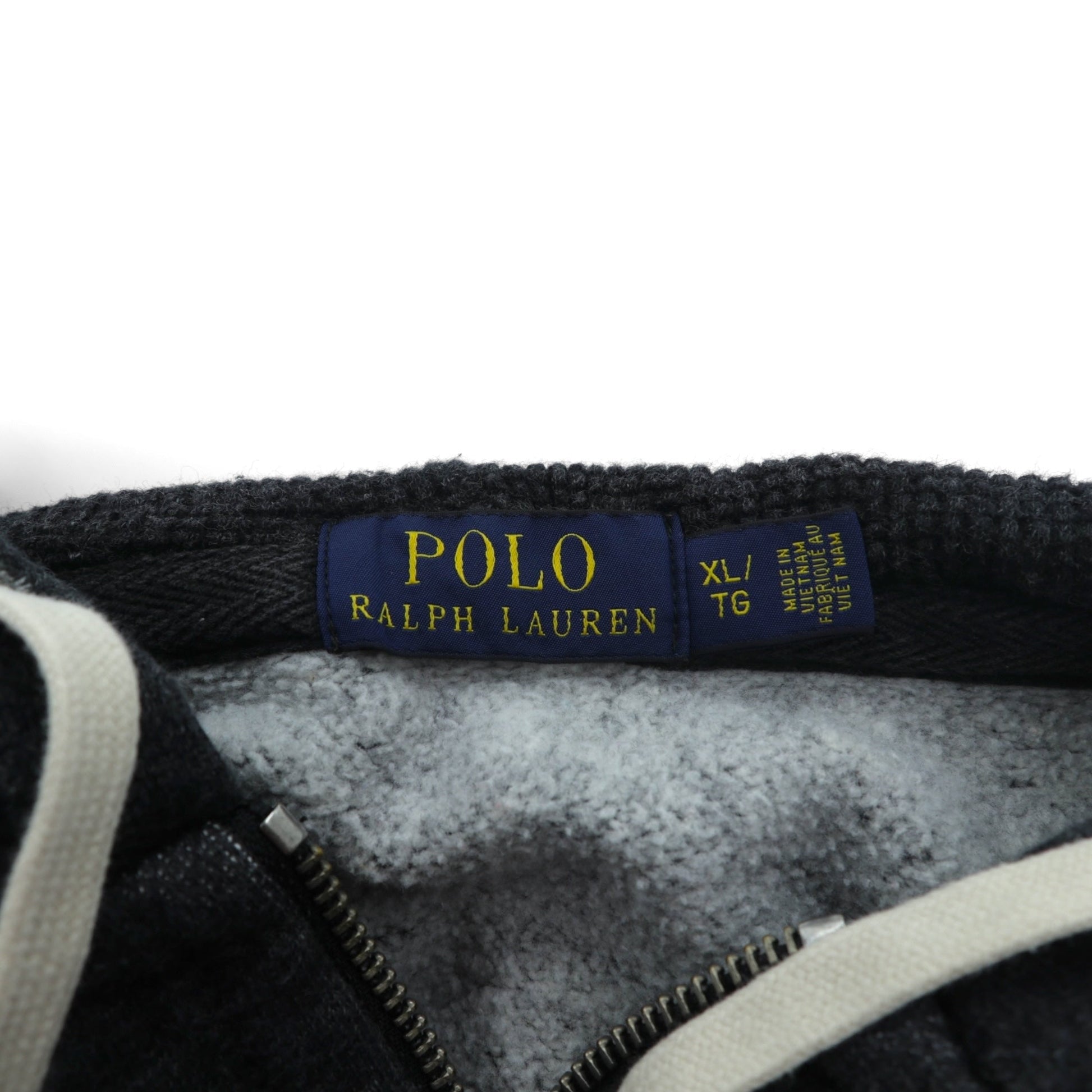 Polo Ralph Lauren リバースウィーブ ジップパーカー XL チャコールグレー スモールポニー刺繍
