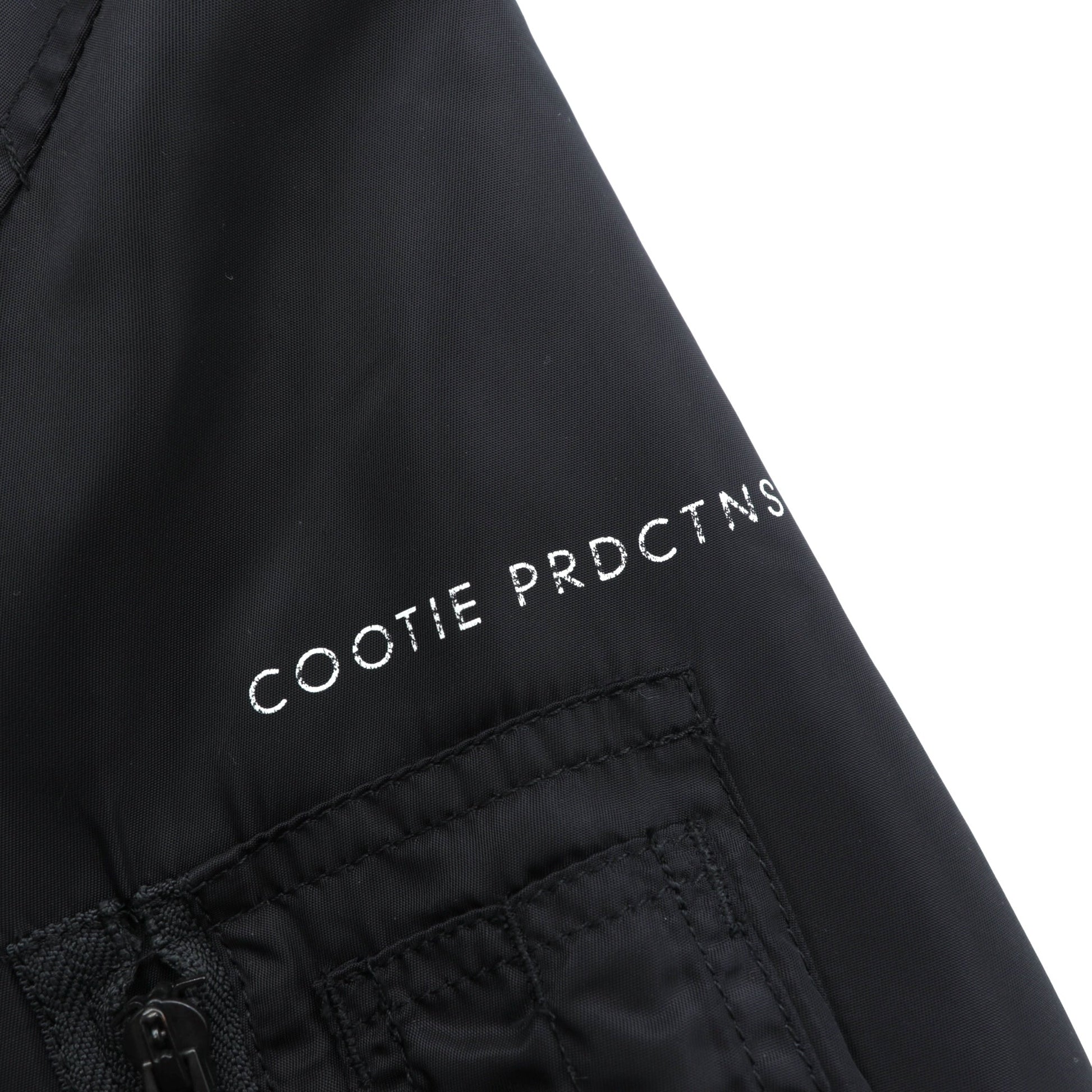 COOTIE PRODUCTIONS 日本製 MA-1 フライトジャケット L ブラック 中綿 ナイロン