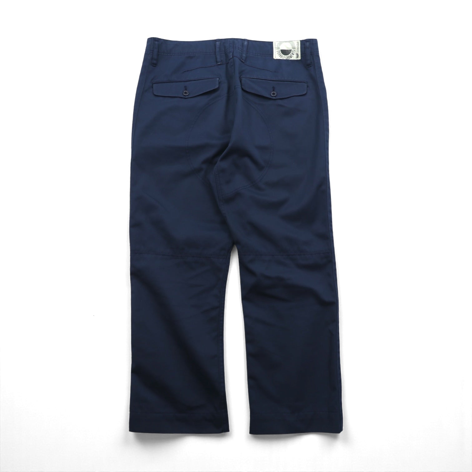 nonnative 日本製 ツイル チノ トラウザーズパンツ ワークパンツ M ネイビー ポリエステル