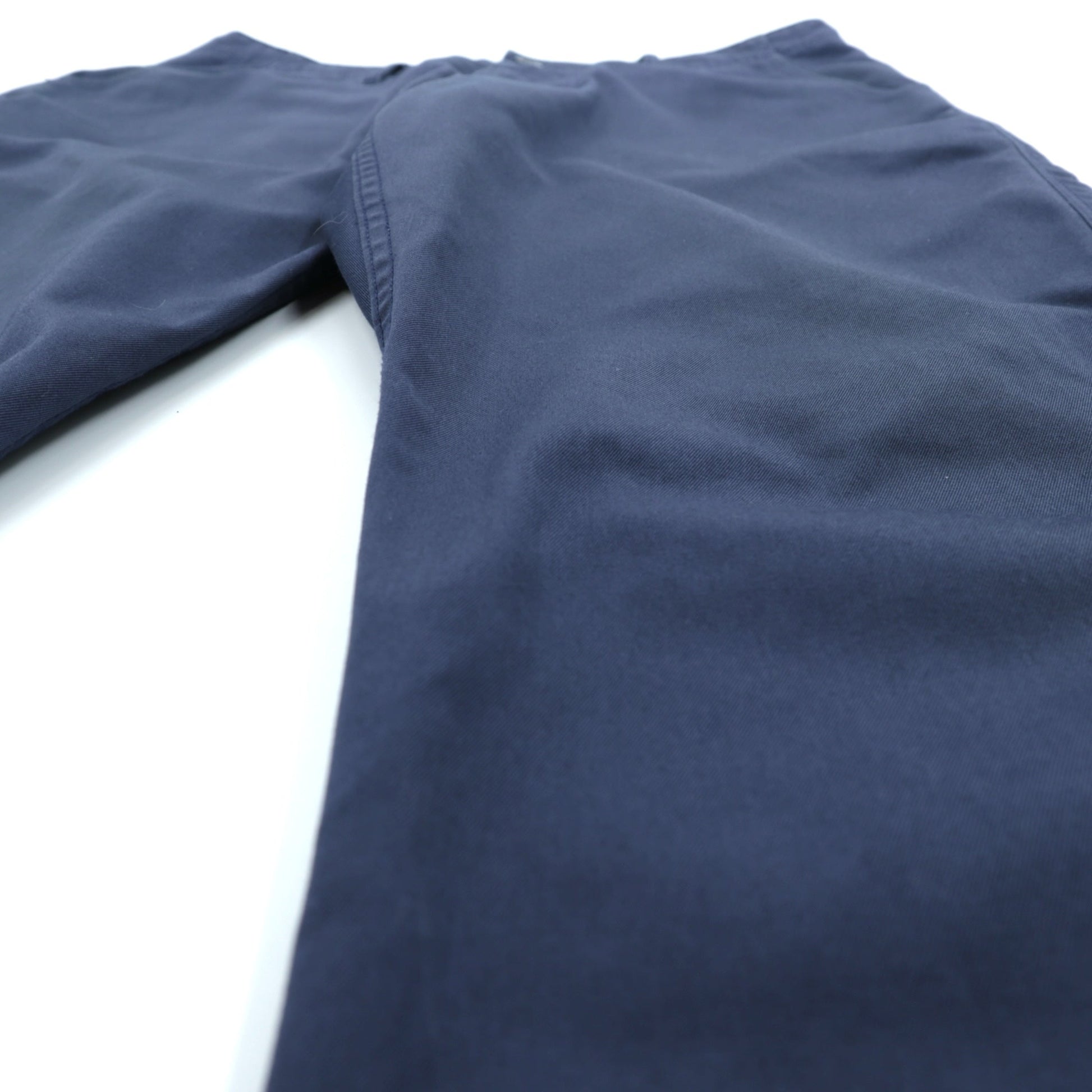 nonnative 日本製 ツイル チノ トラウザーズパンツ ワークパンツ M ネイビー ポリエステル