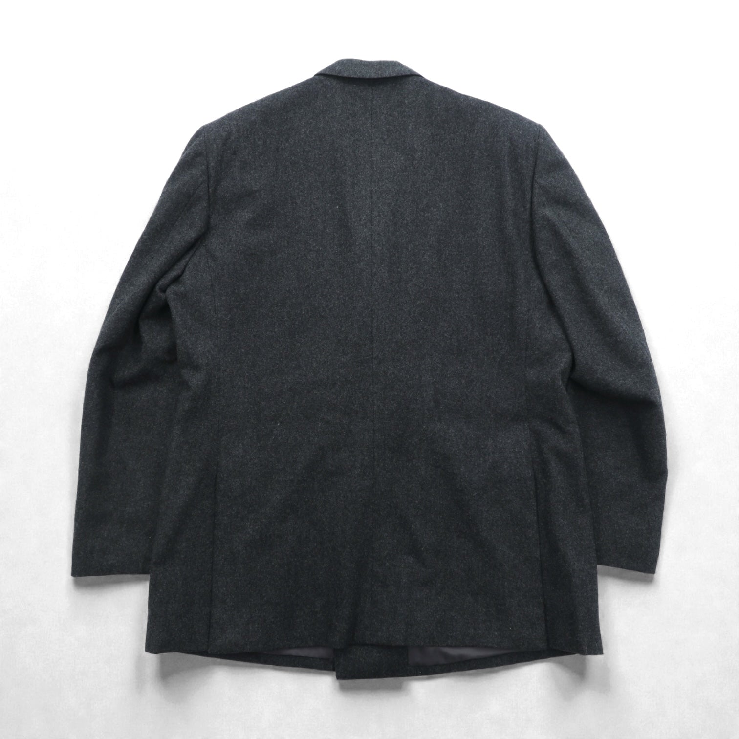 Christian Dior 80年代 日本製 ヴィンテージ ピークドラペル ダブルブレスト ブレザー テーラードジャケット ブレザー XL グレー ウール メタルボタン