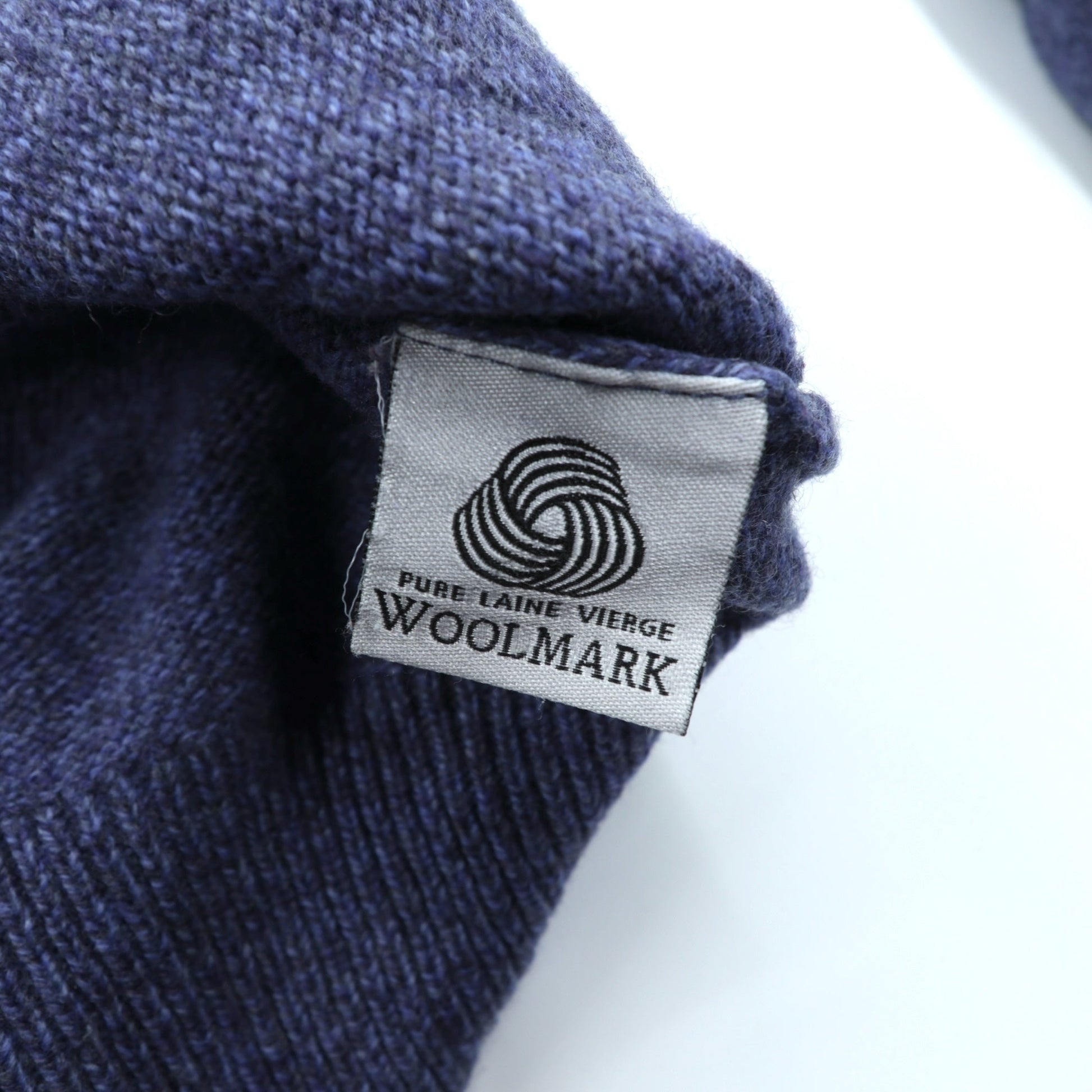 LACOSTE 90年代 Vネック ニット セーター XL ネイビー ウール ワンポイントロゴ