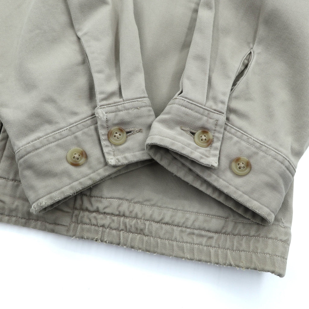 Polo Ralph Lauren 90年代 スウィングトップ ハリントンジャケット XL ベージュ スモールポニー刺繍 チンストラップ
